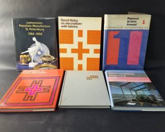 Lot 562  Group of art design and decorating books