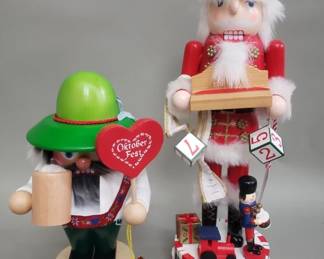 Lot 434  Pair of wood nutcrackers
