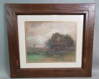 020  Lot 185  Antique signed Charles William MacCord watercolor