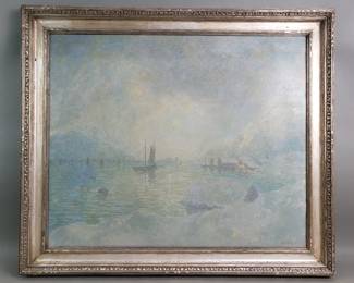 003  Lot 98  Signed William Henry Singer Jr. oil on panel