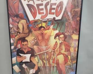 Lot 136  La Ley Deseo theatrical poster print