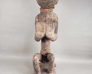 Lot 54  Baule monkey figure of the Ivory coast