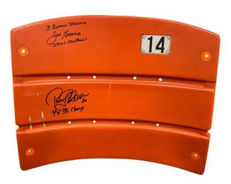 Lot 342h  Pittsburgh Steelers signed Joe Green  Rocky