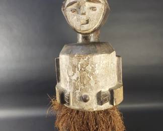 133  Lot 127  Vintage African carved wood figure