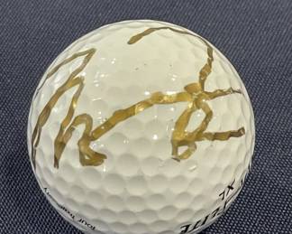 064  Lot 380h  Michael Jordan signed golf ball