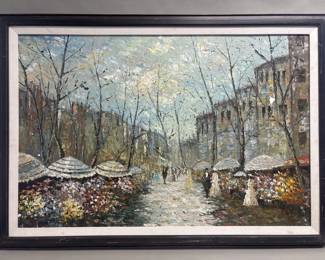 055  Lot 151  Rosen signed oil on canvas