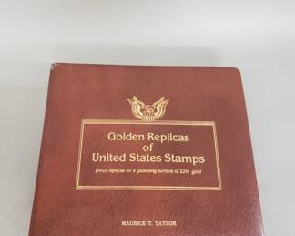 Lot 437  Golden Replicas of United States Stamps