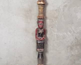 151  Lot 365  Hand carved African prestigeceremonial staff