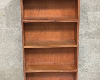 Lot 97  Vintage wood bookcase