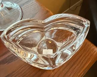 Mikasa "Deco" Crystal Votive Candle Holder / Candy Dish