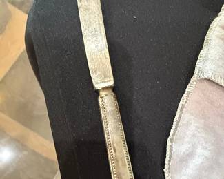 Gorham Sterling Silver Butter Knife with Beaded Edge Pattern