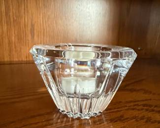 Orrefors Crystal Votive Candle Holder