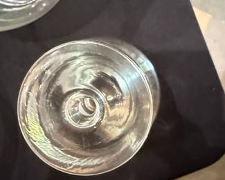 Krosno Poland Controlled Bubble Glass Vase or Candle Holder