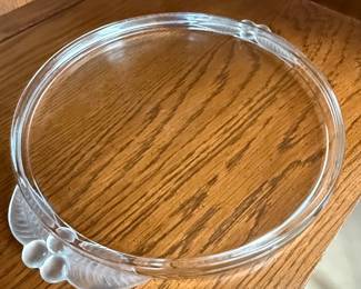 Waltherglas "Swan" Cake Plate