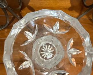 Vintage Oneida "Southern Garden" Crystal Bud Vase