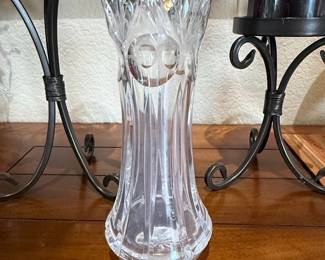 Vintage Oneida "Southern Garden" Crystal Bud Vase