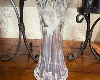 Vintage Oneida "Southern Garden" Crystal Bud Vase