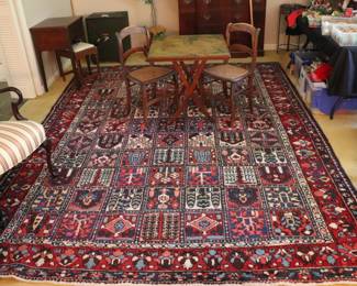 Bakhtiari Tribal Wool Hand Knotted Persian Rug