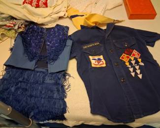 Vintage Dance Costume and Cub Scout Shirt