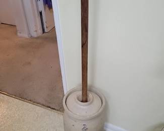 Antique Butter Churn 2 Gallon
