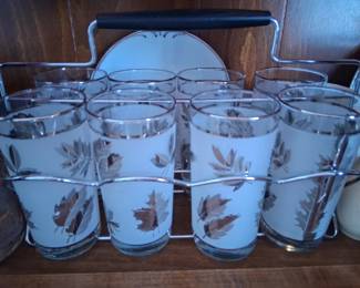 Vintage Silver Foliage Set
