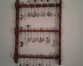 Souvenir Spoons and Displays