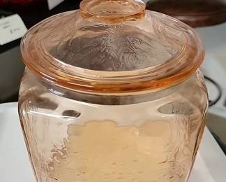 Vintage Pink Cookie Jar