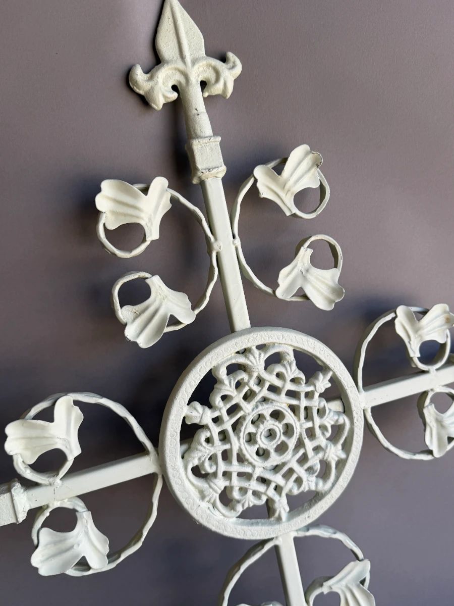 WROUGHT IRON CROSS