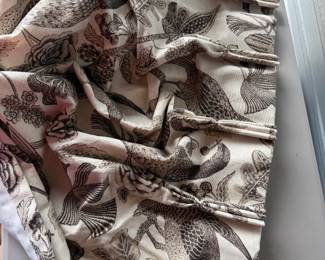 CUSTOM PLEATED LINED DRAPERIES
