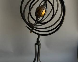 COPERNICAN ARMILLARY SPHERE METAL & BRASS
