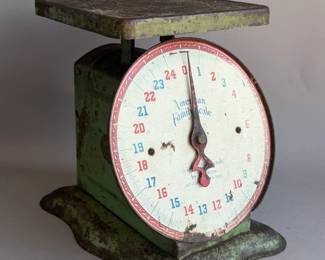 VINTAGE AMERICAN FAMILY 25 LB KITCHEN SCALE