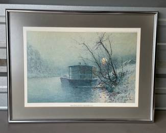 PAUL SAWYIER MOONLIGHT MOORING PUBLISHERS PROOF