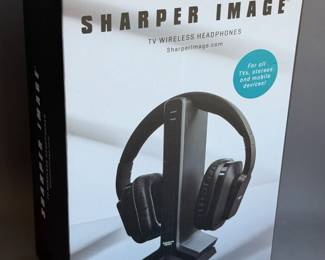 SHARPER IMAGE TV WIRELESS HEADPHONES