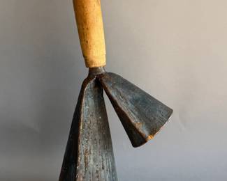 WEST AFRICAN GANKOGUI DOUBLE METAL BELL