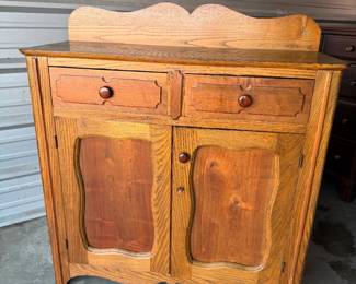 ANTIQUE WOODEN WASH STAND OR JELLY CABINET