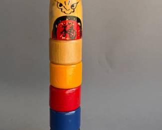 DARUMA OTOSHI JAPANESE SKILL TOY W WOOD BLOCKS