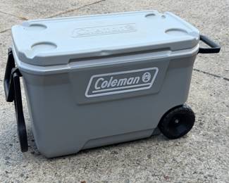 COLEMAN 62 QT MARINE WHEELED COOLER