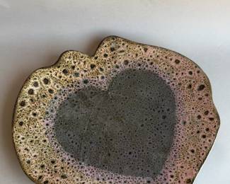 CERAMIC HEART SHAPED SERVING PLATTER CHARCUTERIE