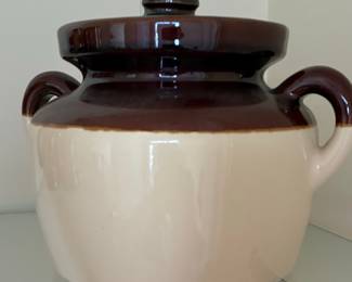 Vintage McCoy Pottery Bean Pot #342