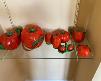Vintage Maruhon Ware Tomato Collection