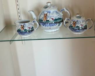 Delfts Blauw Style Tea Service