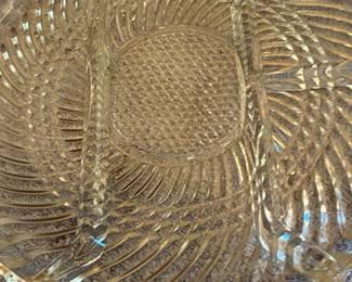 Vintage Libbey Glass #5331 Divided Relish Tray