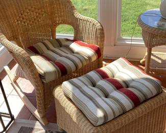 Wicker Loveseat Settee