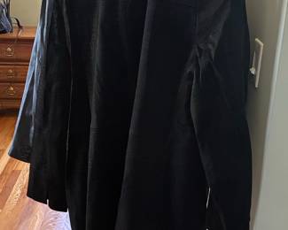 Chico's Black Faux Croc Embossed Jacket