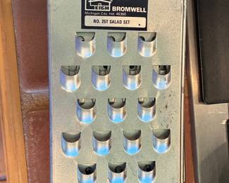 Leigh Bromwell No. 25T Salad Set Grater