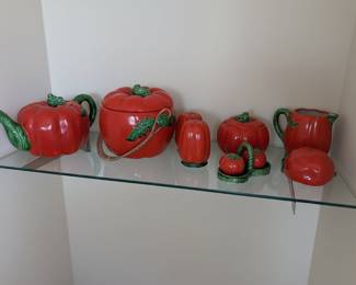 Vintage Maruhon Ware Tomato Collection