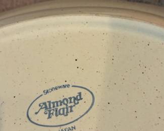 Almond Flair Stoneware Serving Platter
