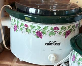 Rival Crock-Pot Slow Cooker (Grapevine Pattern)