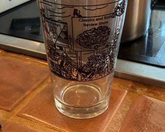 Mississauga Classic Car Club Promotional Pint Glass