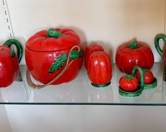 Vintage Maruhon Ware Tomato Collection